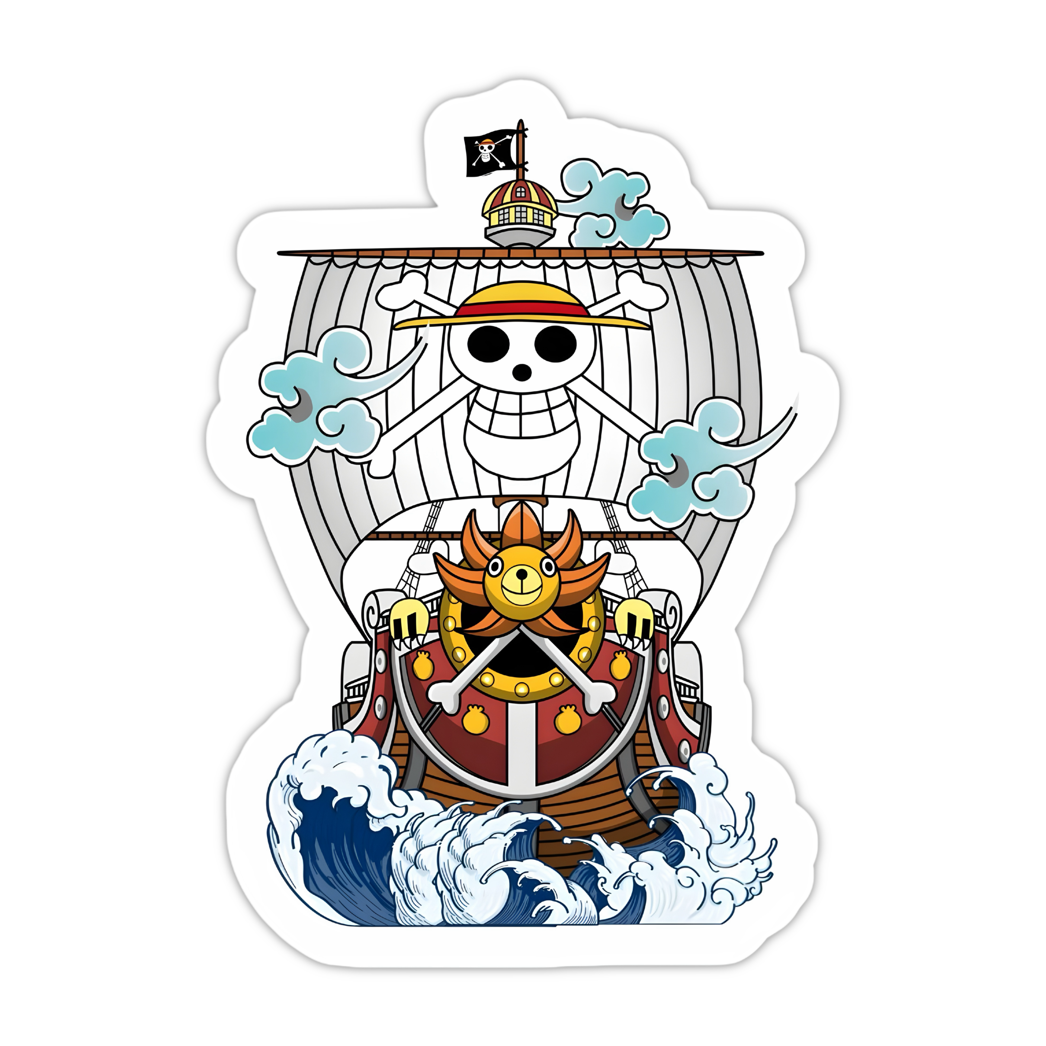استیکر ONE PIECE THE THOUSAND SUNNY