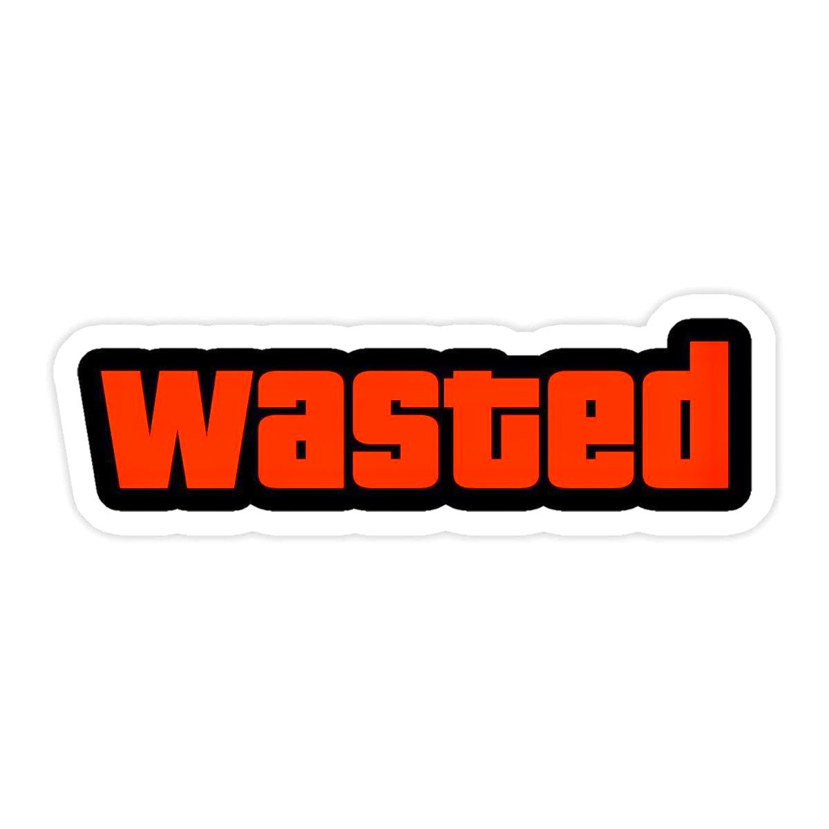 استیکر WASTED